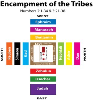 diagram of the tribes of