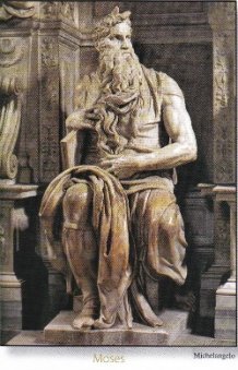 Michaelangelo's Statue of Moses.