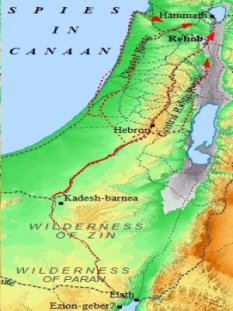 The spies of Israel searched all of the land of Canaan. What they found was a land full of giants.