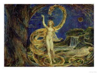 William Black depicts Eve tempted by the Serpent