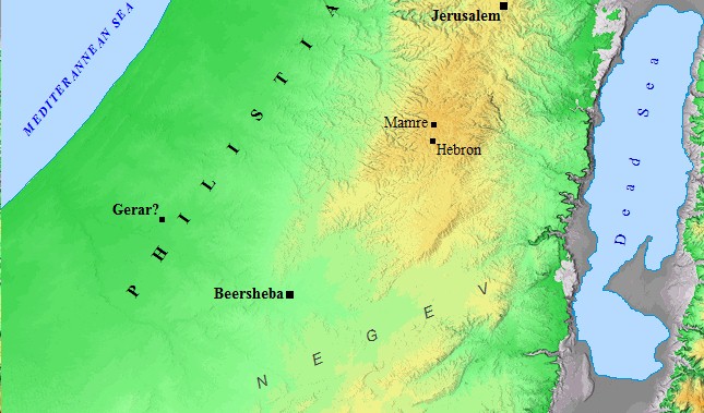 The Negev, Israel's desert region in the south, was home to Abraham. He built many wells in the area.