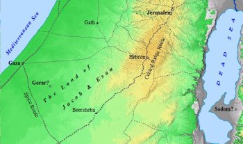 Homeland of Jacob and Esau.