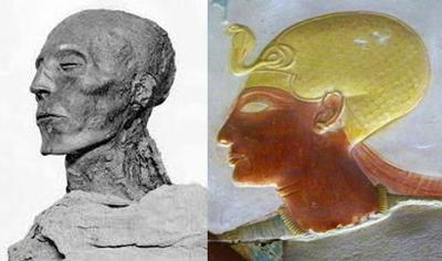 Seti son of Ramses I, became pharaoh 1320 BC