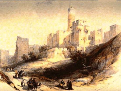An Artistic Rendition of Ancient Jerusalem