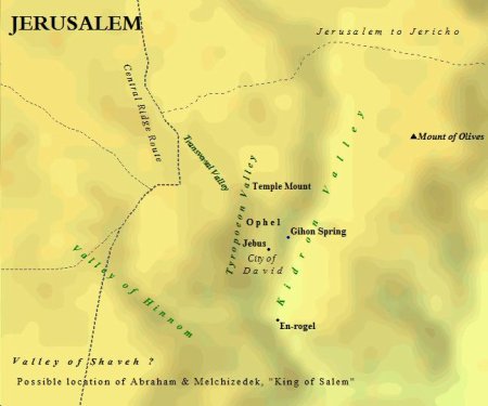 The Topography of Ancient Jerusalem in the Bronze Age
