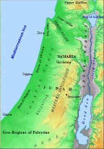 Map of Palestine Geography