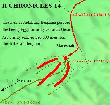 A Closer Look at the Battle of Mareshah in II Chronicles 14