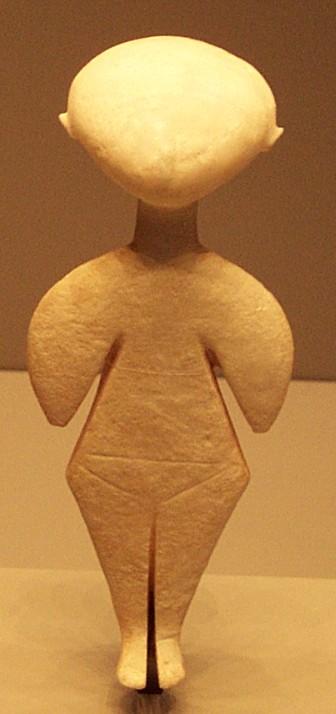 A Cycladic Stargazer from the ancient Etruscans.