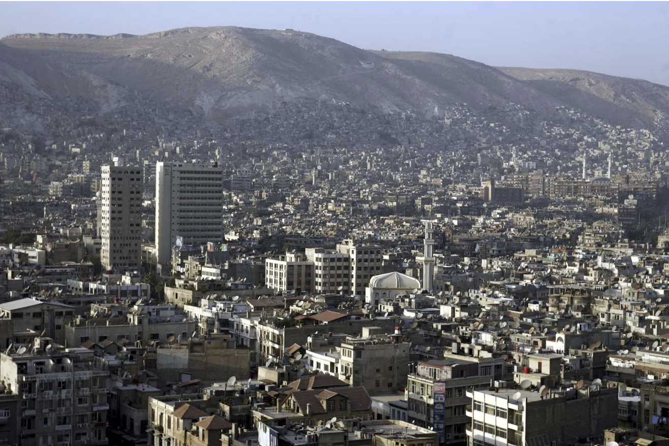 Damascus, the capital city of Syria as it stands today.