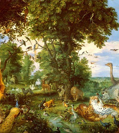 An Artist's Interpretation of the Biblical Garden of Eden