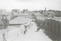 A picture of the Jaffa Gate in 1890.