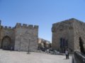 A picture of the plaza just inside the Jaffa Gate.