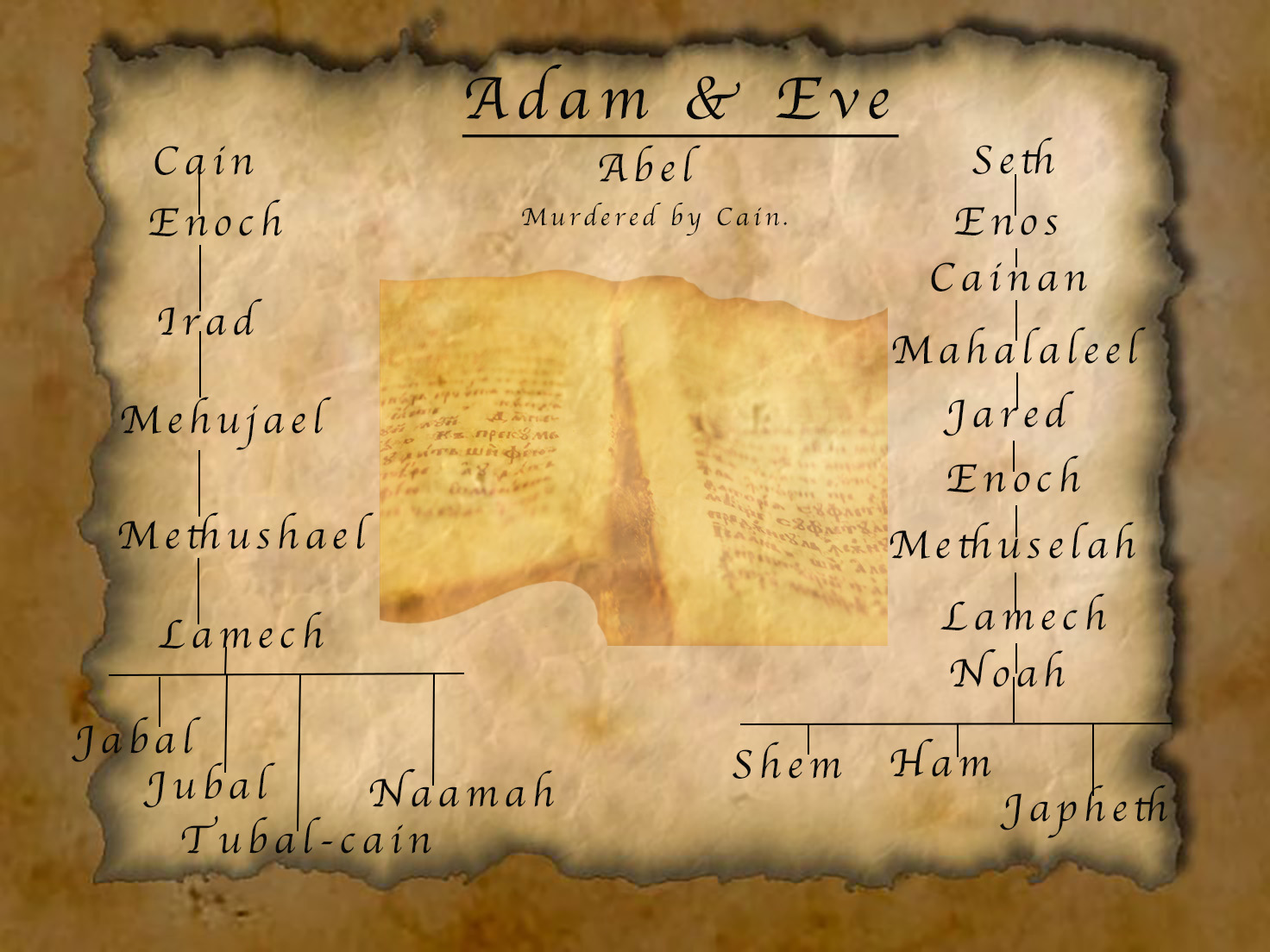 The Generations of Adam.