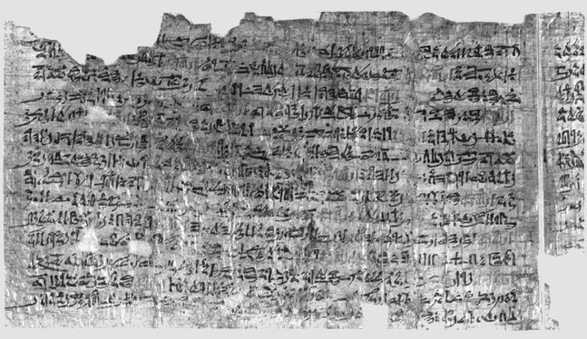 The Ipuwar Papyrus describes an Egypt in total chaos