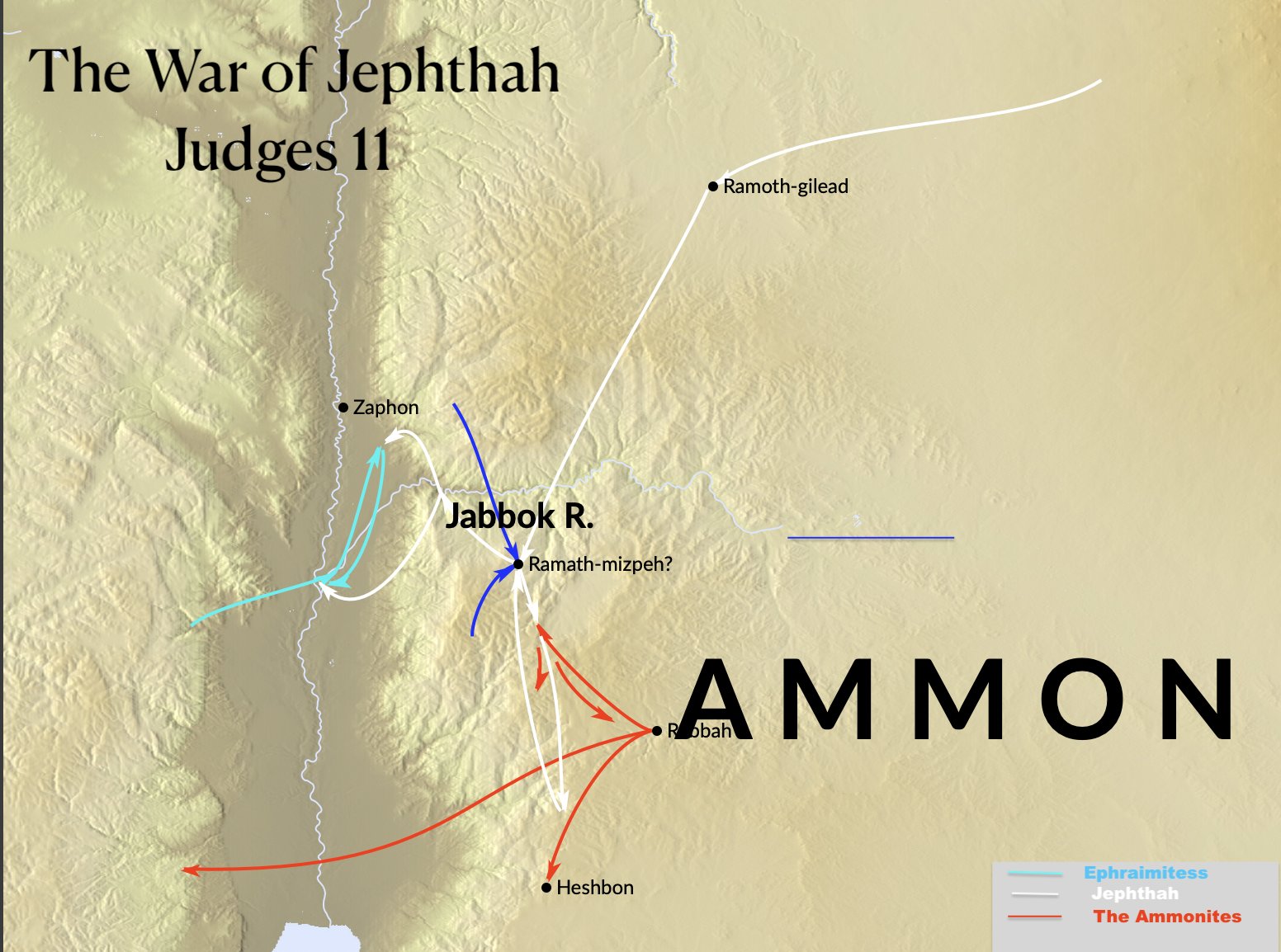 Jephthah-War-Map