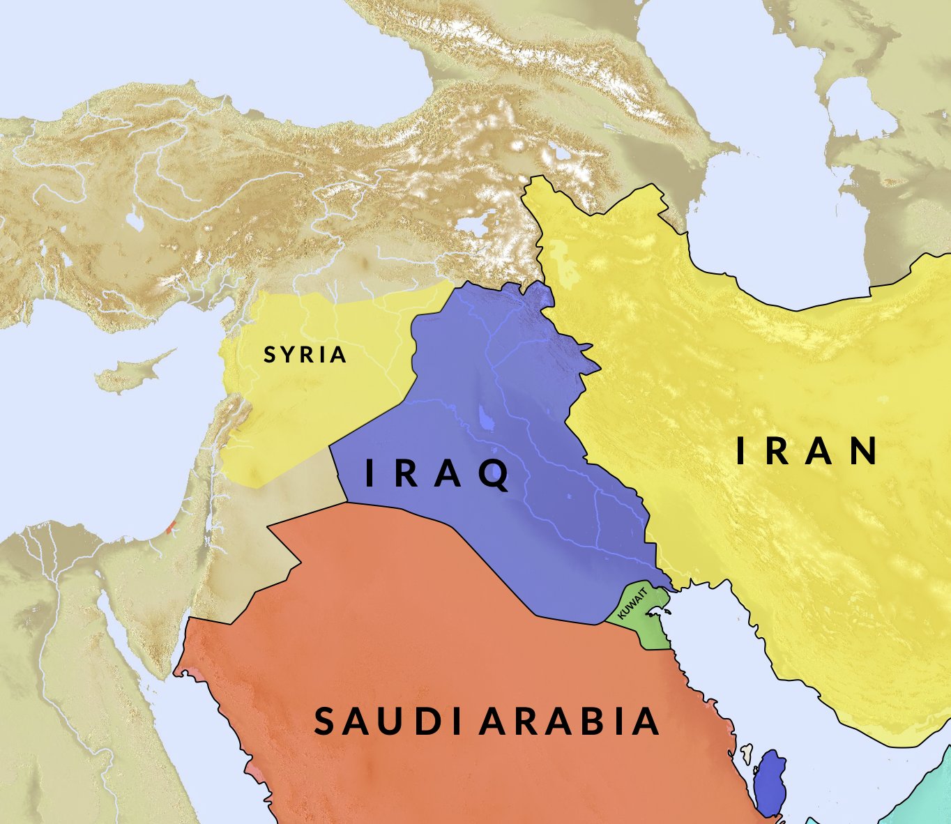 Mesopotamia-Modern-Day-Nations