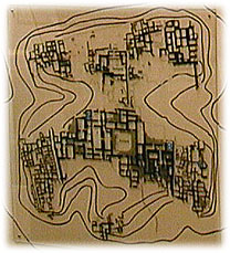 An  ancient Nuzi town map.