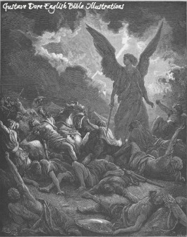 The Angel of the Lord Smites the Assyrian Army overnight, sparing Jerusalem.
